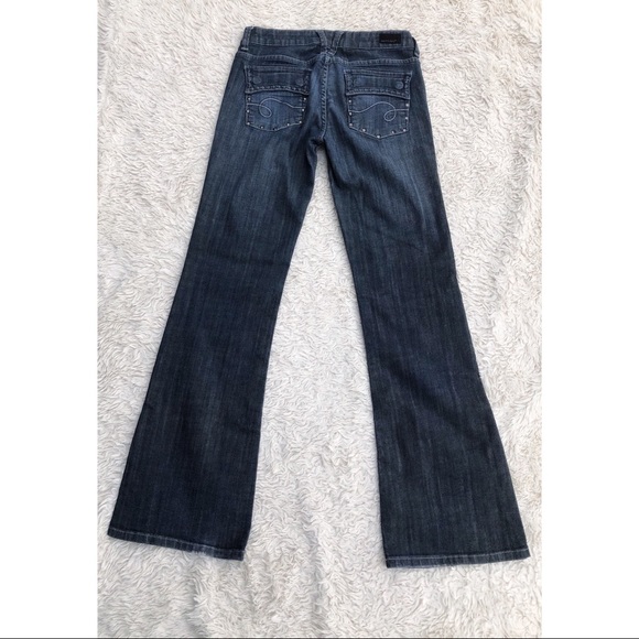 See Thru Soul Denim - STS (Nordstrom) Dark Wash Wide-Leg Jeans